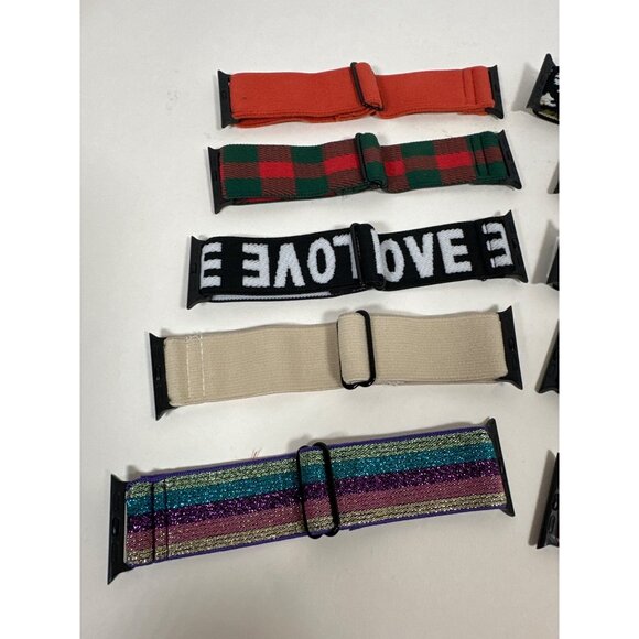 Smart Watch Bands- Elastic- Set of 10- adjustable band - Picture 2 of 4